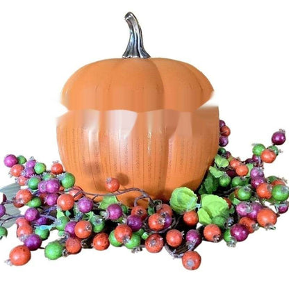 Starry Night Glass Halloween Pumpkin Decoration - www.Shopthatapp.com