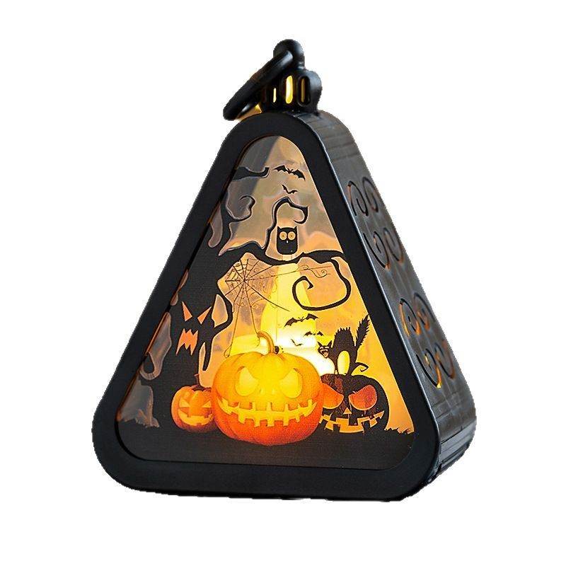Halloween Decorations Portable Pumpkin Lamp Layout Props - www.Shopthatapp.com
