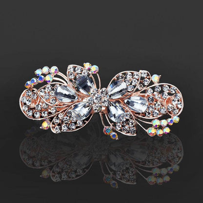 Rhinestone bow hair clip Accessories - www.Shopthatapp.com