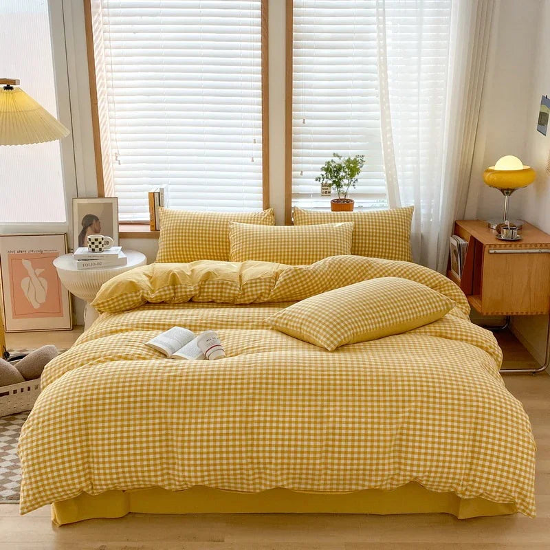 Pure Cotton Class A Four-piece Quilt Cover Household Pure Cotton Bed Sheet Duvet Cover - www.Shopthatapp.com