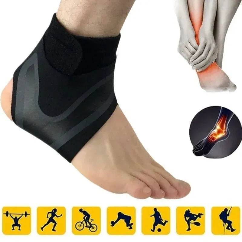 Ankle Support Brace for sprain Ankle Elastic Ankle Sleeve - www.Shopthatapp.com