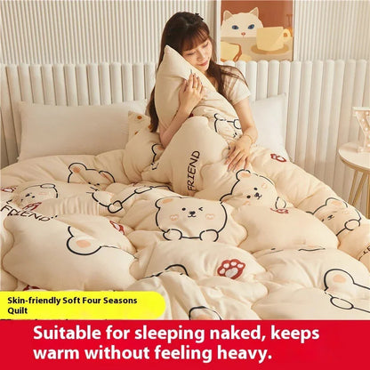 Airable Cover Double Thickened Cotton Duvet Insert - www.Shopthatapp.com