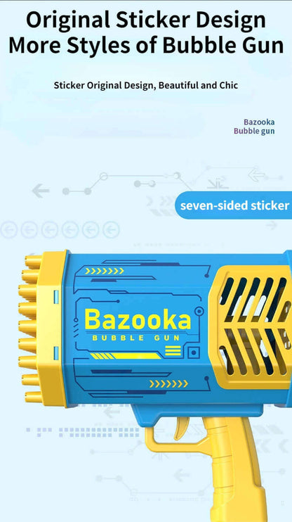 69-Hole Bubble Gun Rocket - Automatic Blower with Lights for Kids | Perfect Gift - www.Shopthatapp.com #