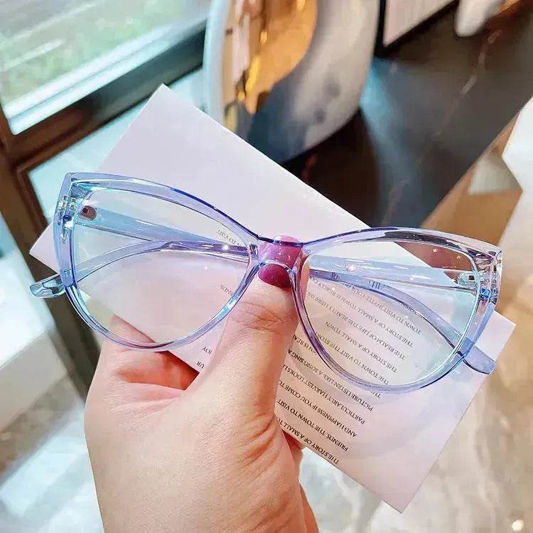 Retro Cat Eye Anti-blue Light Glasses Frame For Women - www.Shopthatapp.com
