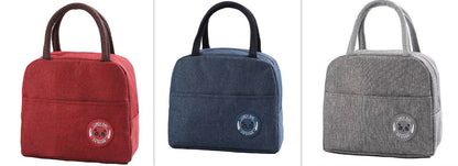 Oxford Cloth Lunch Box Bag with Aluminum Foil Insulation Layer - www.Shopthatapp.com