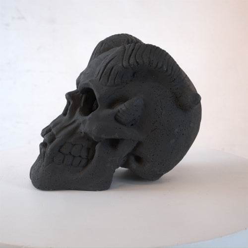 Refractory Materials Fireproof Imitated Human Fire Pit Skulls Gas Log For NG, LP Wood Fireplace, Firepit, Campfire, Halloween Decor, BBQ - www.Shopthatapp.com