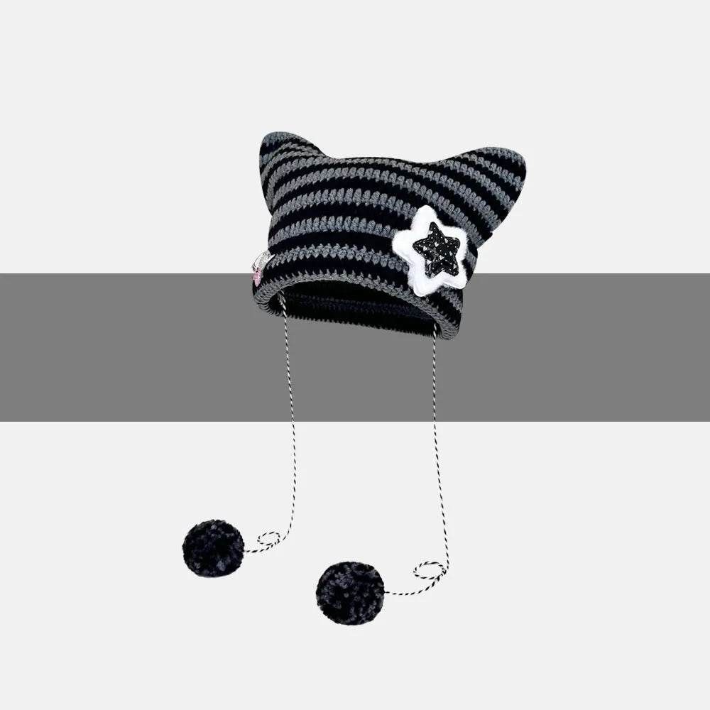 Breathable Windproof Cute Thermal Head Cover Woolen Cap beanies - www.Shopthatapp.com