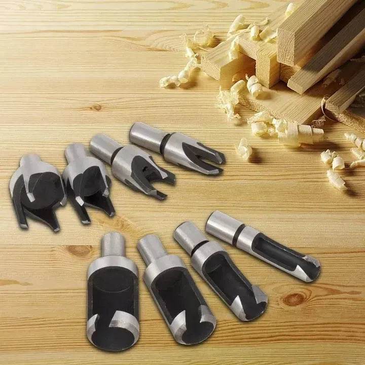 8pcs Wood Plug Cutter set tapered plug cutter - www.Shopthatapp.com