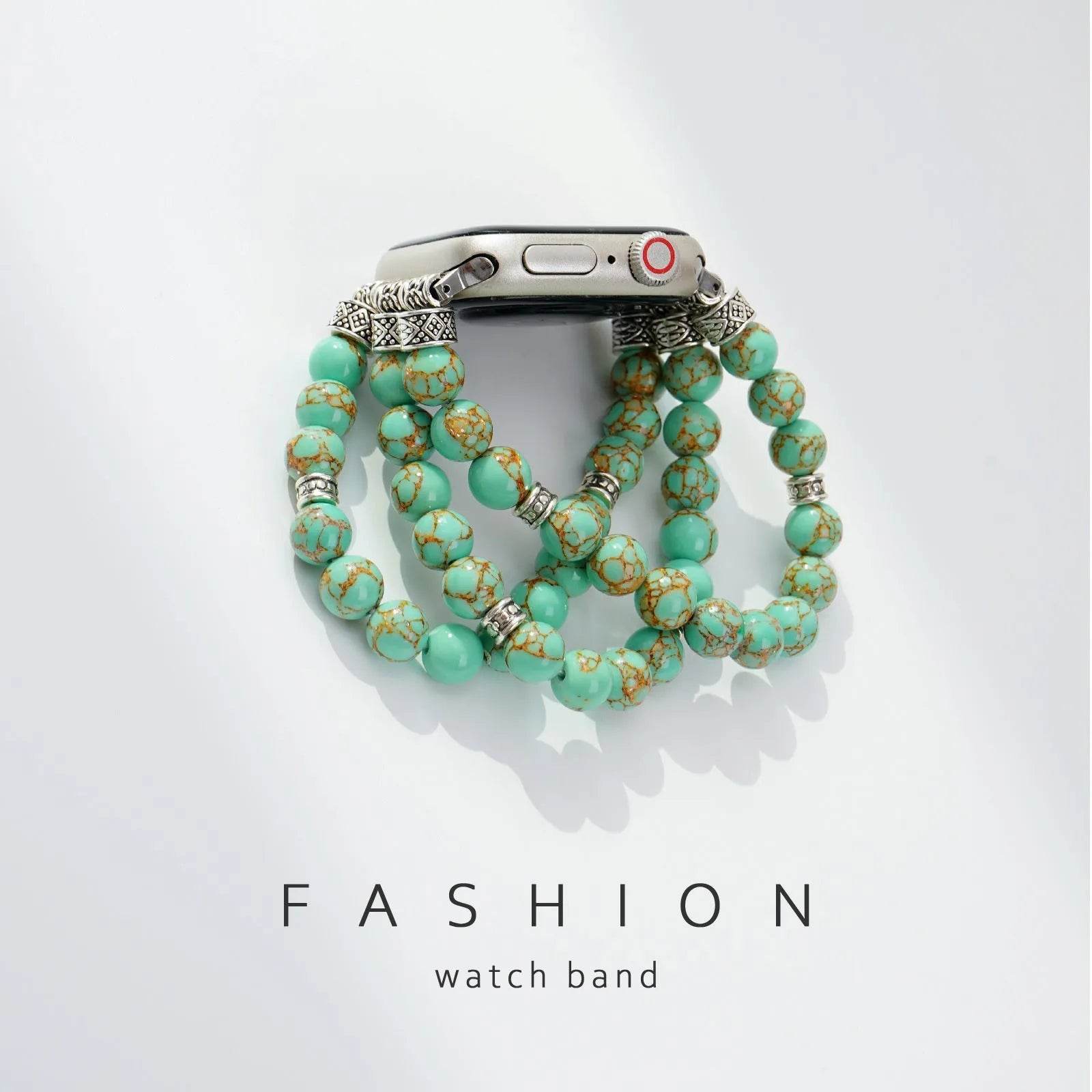 Beaded Bracelet Smart Phone Watch Strap for women - www.Shopthatapp.com