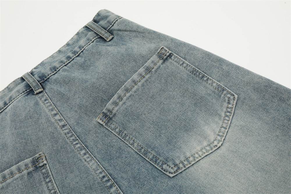 Hand Painted Graffiti Printing Denim Shorts Men Jeans - www.Shopthatapp.com