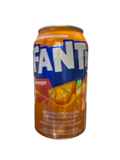 Fanta Orange Flavoured Can 355ML - Canadian Edition