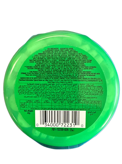 Ice Breakers Sours Watermelon And Green Apple Flavour 42G - U.S Edition - www.Shopthatapp.com