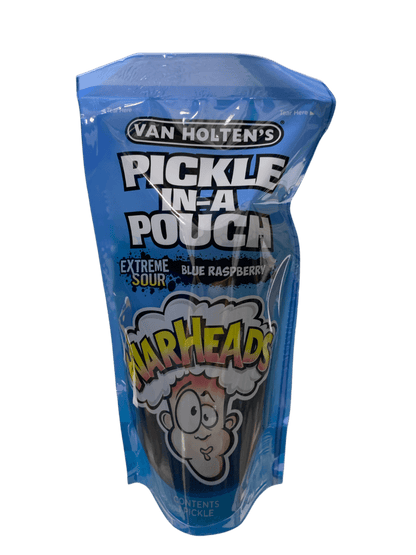 Van Holtens Extreme Sour Blue Raspberry Warheads Pickle - U.S Edition