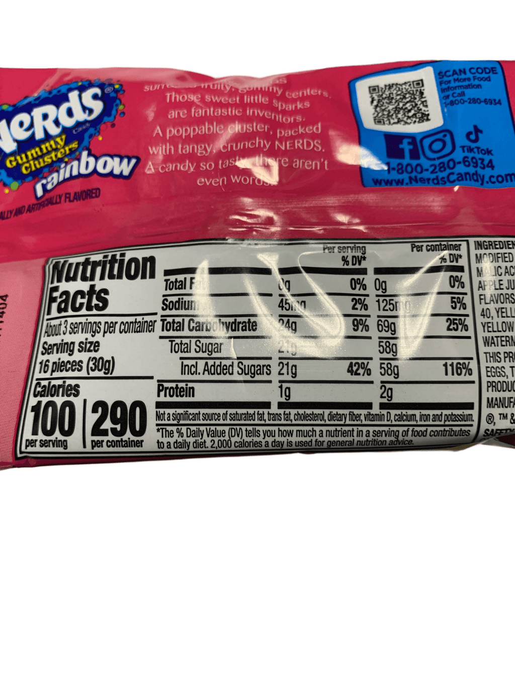 Nerds Gummy Clusters Rainbow Share Pack 30G - U.S Edition - www.Shopthatapp.com