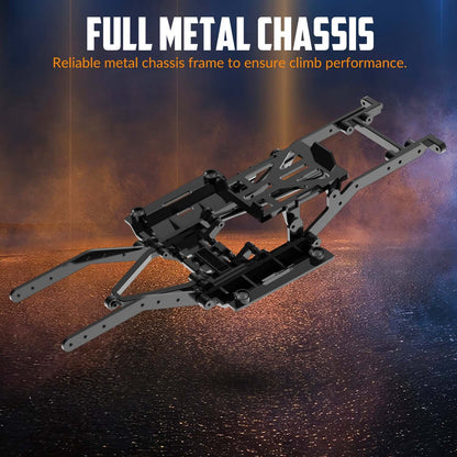 RACENT RCS24 1/24 4WD All-Terrain RC Monster Truck with LED - www.Shopthatapp.com