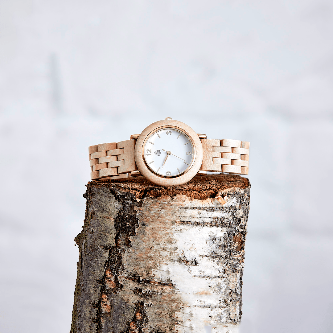 The Birch: Wood Watch for Women - www.Shopthatapp.com