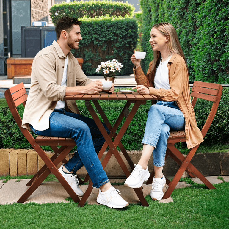 Foldable Bistro Table and Chairs Set - www.Shopthatapp.com