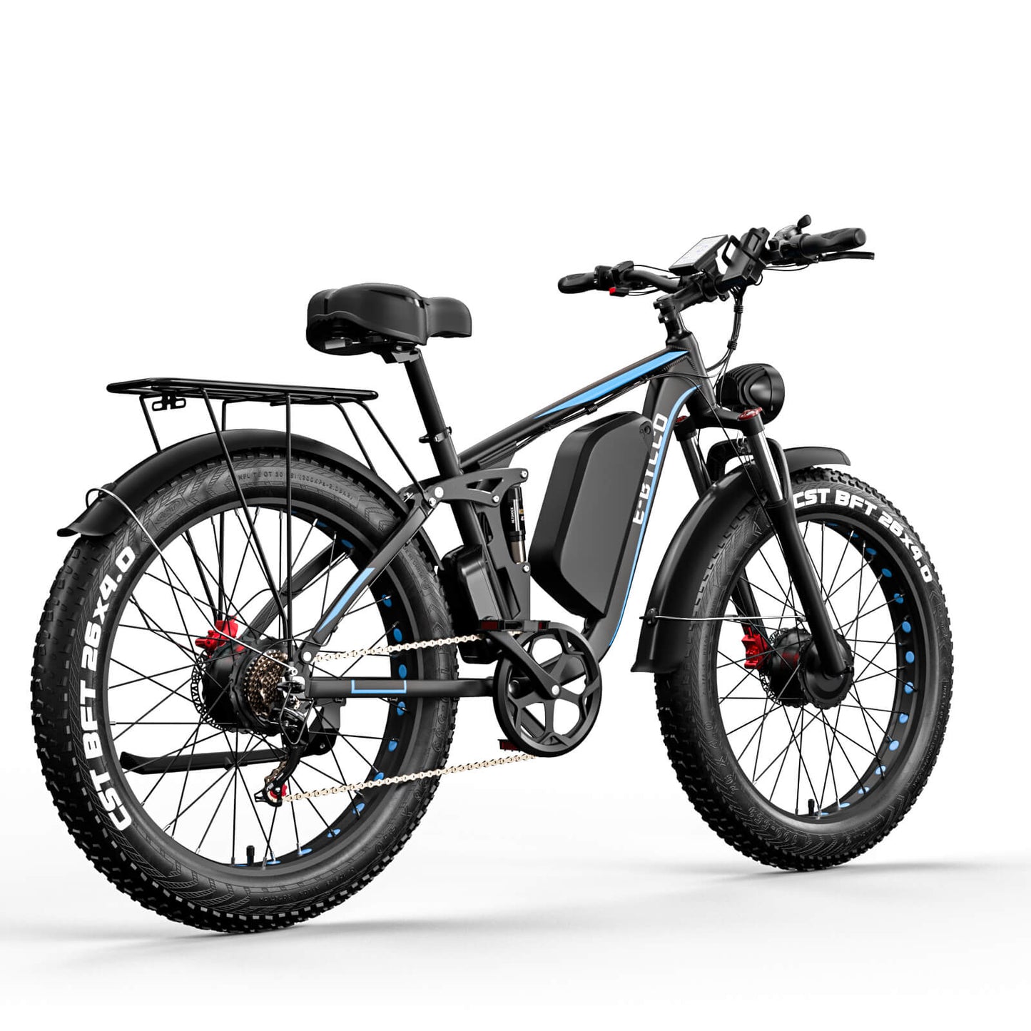 E·Bycco 26"EB7PRO Electric Bike 2000W Peak 3000W 52V23Ah Battery - www.Shopthatapp.com