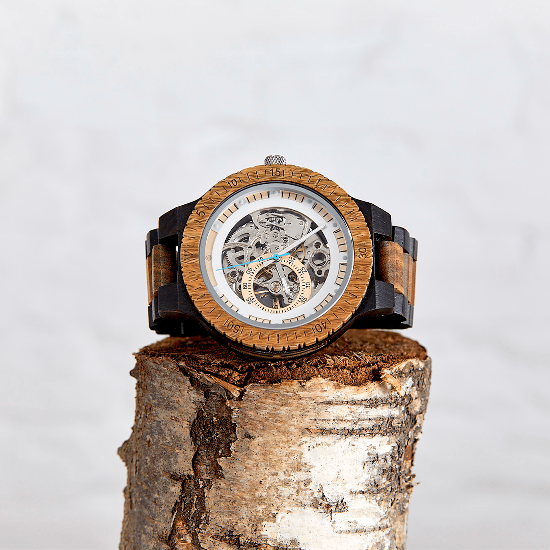 The Hemlock: Wood Watch for Men - www.Shopthatapp.com