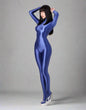 Spandex Nylon Full Bodysuit Back Zipper Zentai Shinny Cosplay Jumpsuit - www.Shopthatapp.com