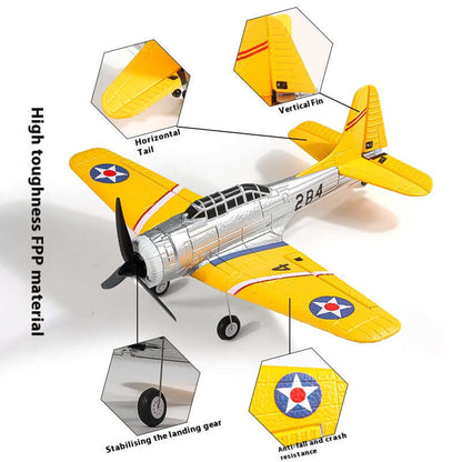 QF012 SBD Dauntless 4CH Brushless RC Warplane with Gyro & One-Key Stunts