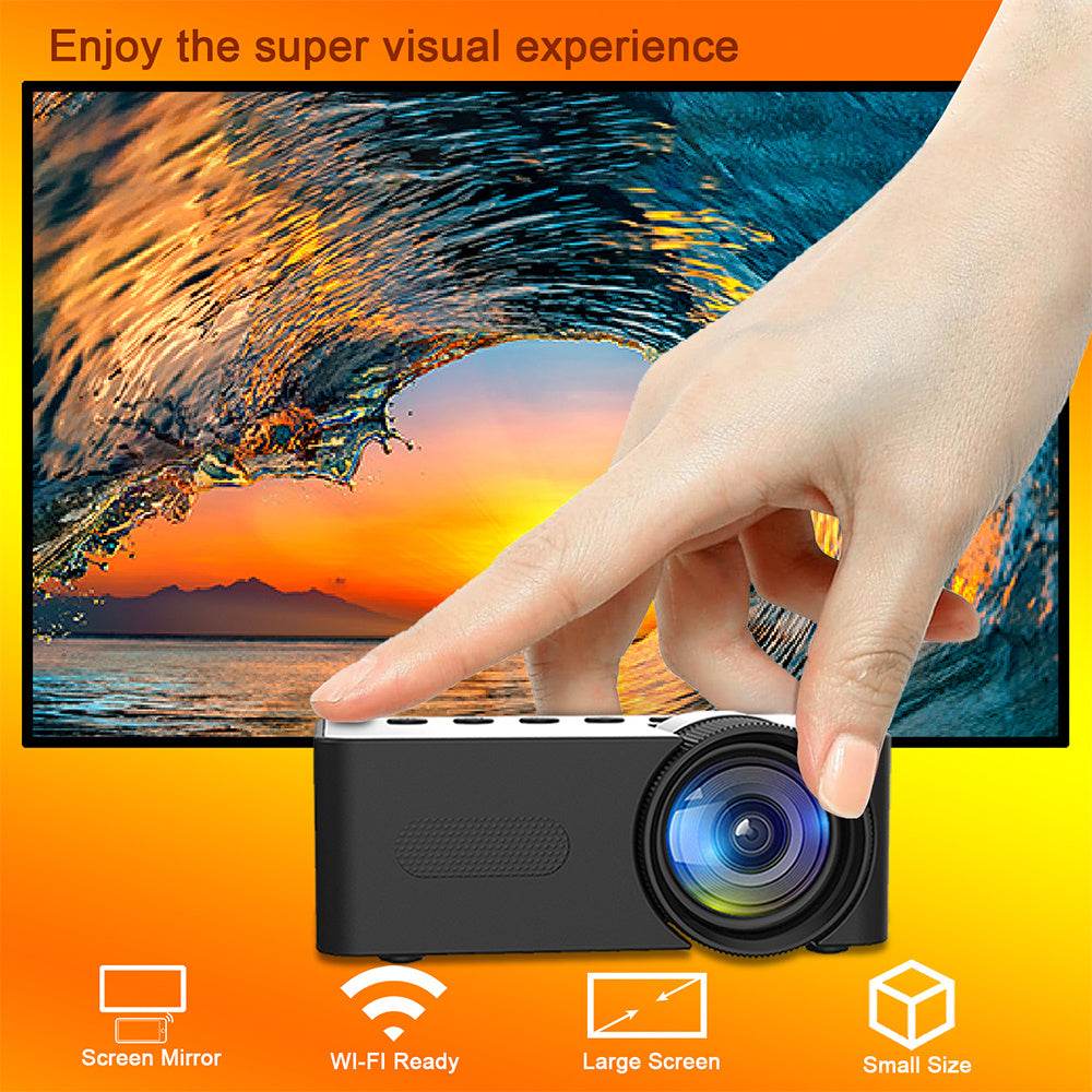 YT100 Mini Phone projector HD Home Wireless Mini Smartphone Projector - www.Shopthatapp.com