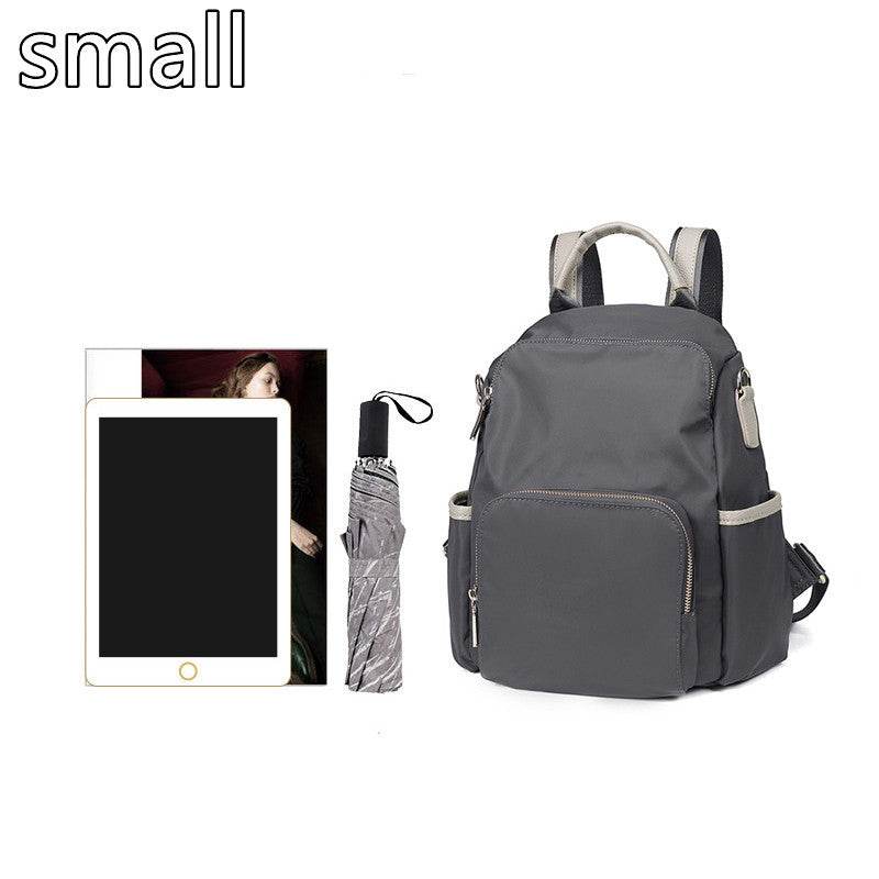 Unisex Portable Waterproof Plain color Backpack for school - www.Shopthatapp.com