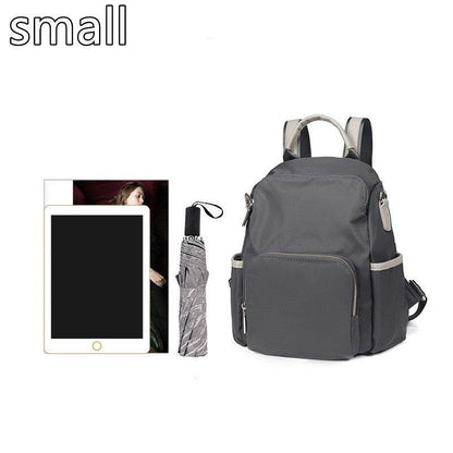 Unisex Portable Waterproof Plain color Backpack for school - www.Shopthatapp.com