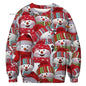 Ugly Christmas Sweater Santa Elf Couple Sweatshirt - www.Shopthatapp.com