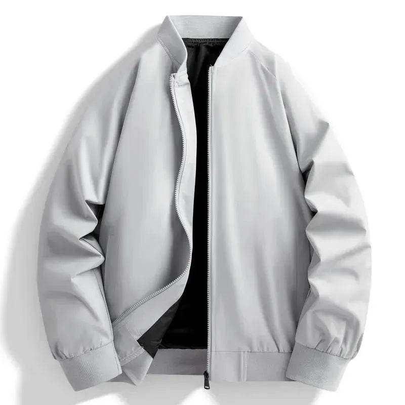 Autumn Casual All-matching Plain Baseball Uniform Cardigan Jacket Men - www.Shopthatapp.com