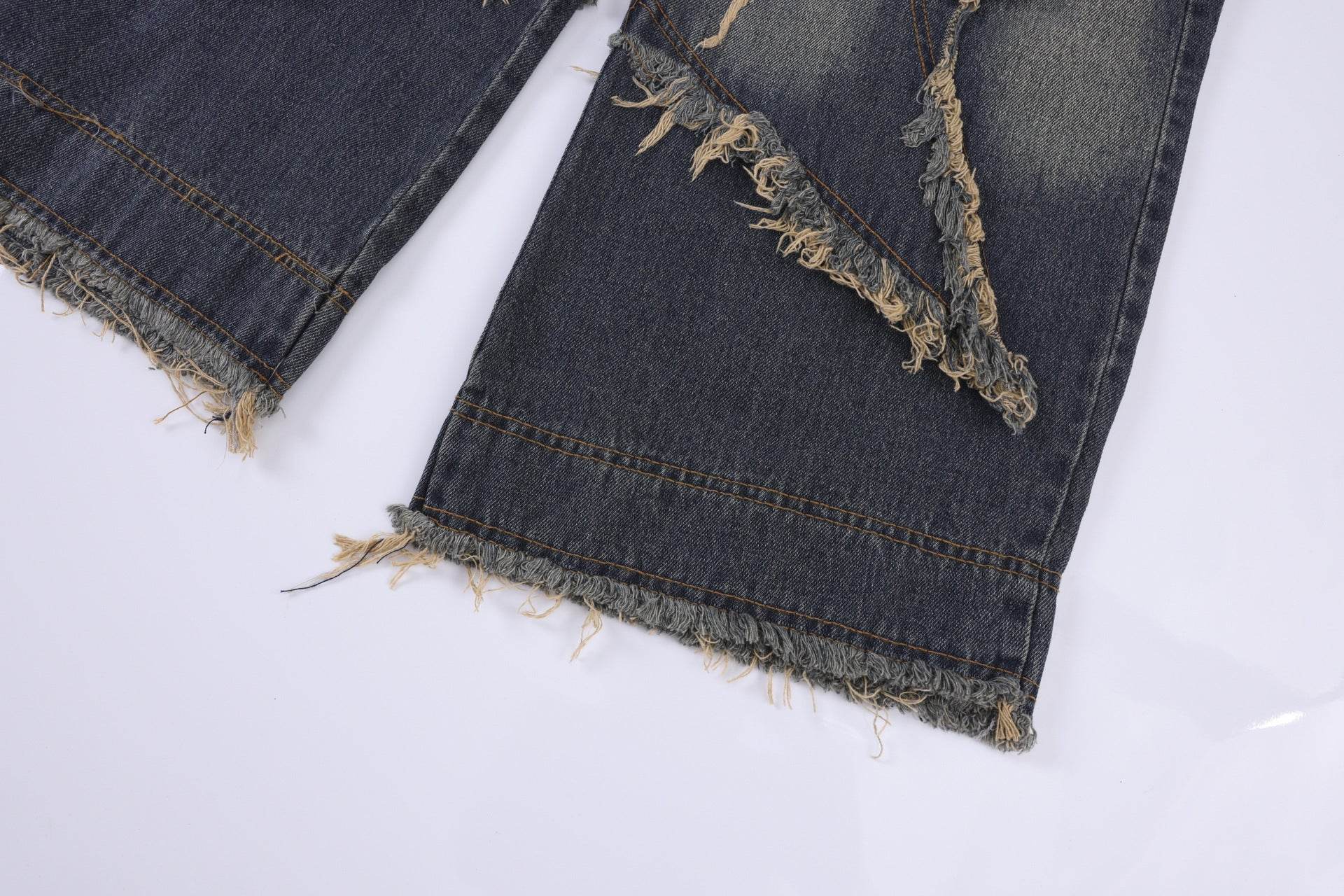 Distressed Denim Pant for women Oversized Streetstyle Patch Cargo Jeans Pant - www.Shopthatapp.com