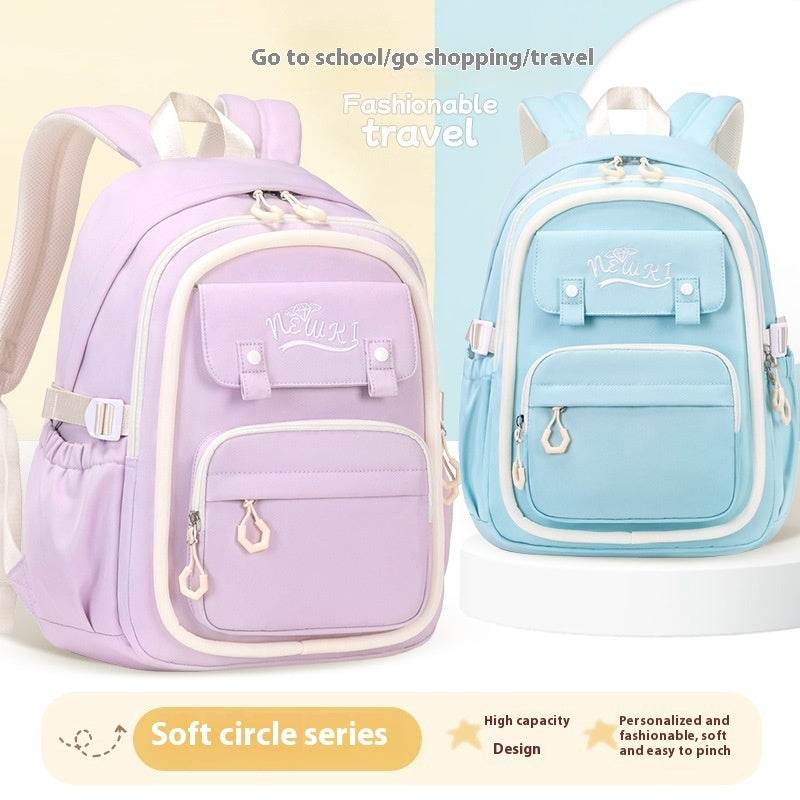 Girls' Super Lightweight Large Capacity Multi-compartment Waterproof Backpack - www.Shopthatapp.com