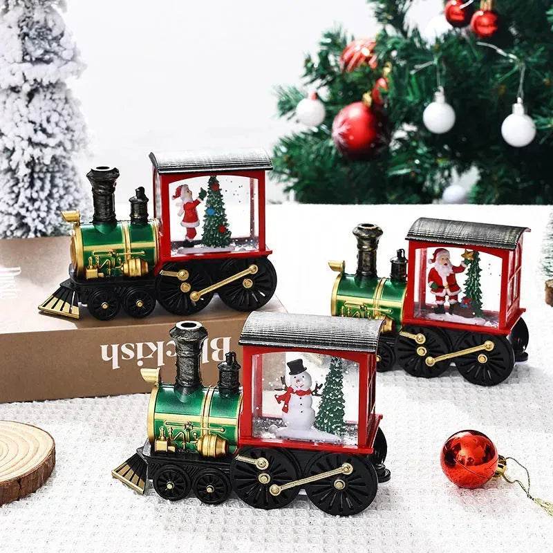 Christmas Gift Train Decoration Small Night Lamp - www.Shopthatapp.com
