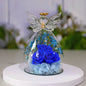 Eternal Flower Gift Box Angel Glass Cover Dried Rose Gift Box For Christmas New Year Valentine's Day Home Decor - www.Shopthatapp.com