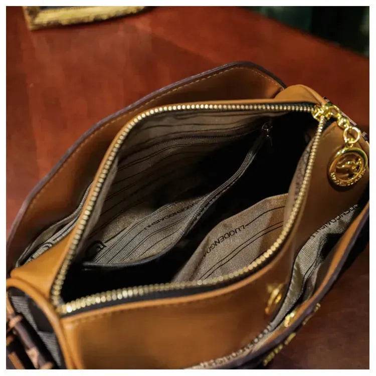 Women's Rhombus Leather Fashion Shoulder Messenger crossbody Bag - www.Shopthatapp.com