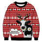 Ugly Christmas Sweater Santa Elf Couple Sweatshirt - www.Shopthatapp.com