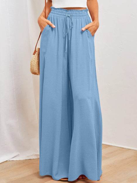 Printed Comfortable Casual High Waist  Wide-leg Floral Palazzo Trousers women - www.Shopthatapp.com