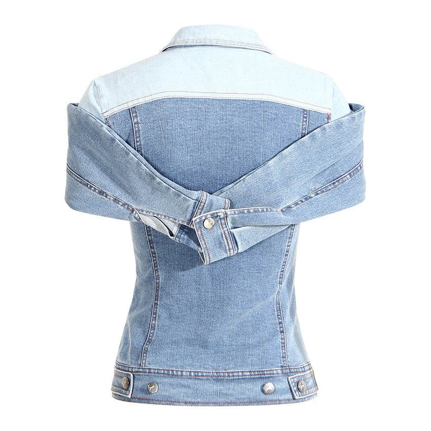 Sweet Cool Bandage Dress Shirt Slimming Denim jeans Shirt women - www.Shopthatapp.com