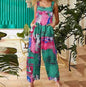 Casual Summer Cotton Floral Sleeveless loose Jumpsuit - www.Shopthatapp.com