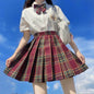 Student Jk Plaid Skirt Preppy Style Mini Pleated  Kilt Skirt - www.Shopthatapp.com