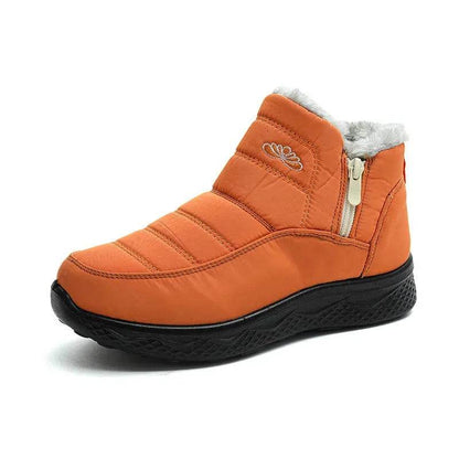 Winter Women's Cotton-padded Thick fleece lined Ankle Snow Boots - www.Shopthatapp.com