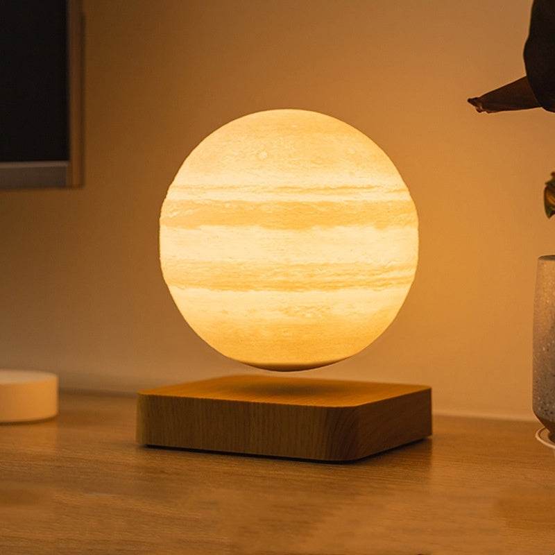 Magnetic Levitation Table Lamp Moon Light 3D Printing Planet Night Light - www.Shopthatapp.com