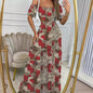 Off Shoulder Summer Maxi Dress Hollow out Cute Flowy dress - www.Shopthatapp.com
