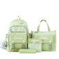 Backpack Primary School Girls Schoolbag Women's Four-piece Set - www.Shopthatapp.com