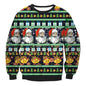 Autumn Winter Fashion Ugly Christmas Sweater Santa Elf Funny Pullover Womens Mens Print Sweaters Tops Clothing - www.Shopthatapp.com