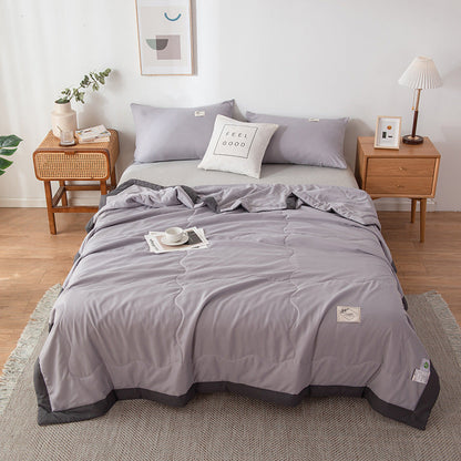 Pure Color Washed Cotton Summer Air Conditioning Duvet - www.Shopthatapp.com