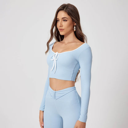 Quick-dry Training Running Sports Fitness Gym Crop Workout top for women - www.Shopthatapp.com