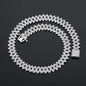 14mm Men's Hip Hop Zircon Thorns Cuban Link Chain - www.Shopthatapp.com