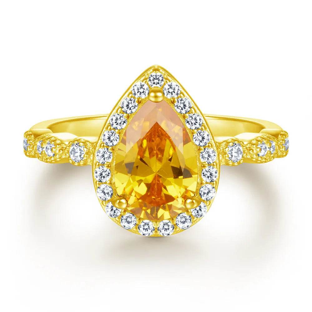 Fashion Ring Set Ladies 925 Sterling Silver Combination Wedding Ring women - www.Shopthatapp.com