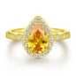 Fashion Ring Set Ladies 925 Sterling Silver Combination Wedding Ring women - www.Shopthatapp.com